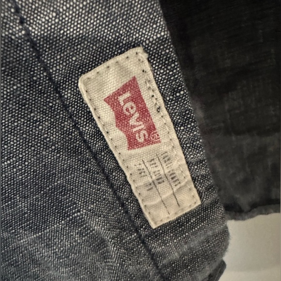 Levi's Men's Button Up‎ Long Sleeve Chambray Jean M - Picture 5 of 6